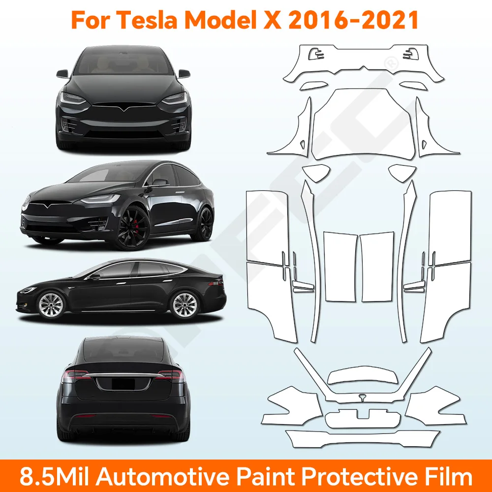 Logo Model Kit - TPU Untuk Tesla Model X 2016-2021