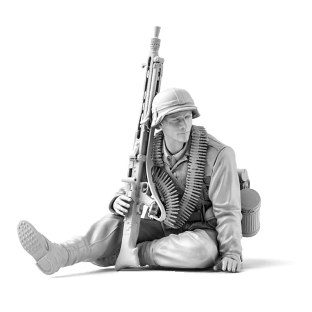 Model Kit Oberon - 1/16 Infantry MG42 Gunner, GM, Figur