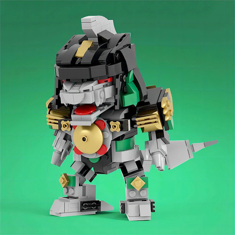 Model Kit Power Rangers - Figur Aksi Film Dragon Lord, Tim