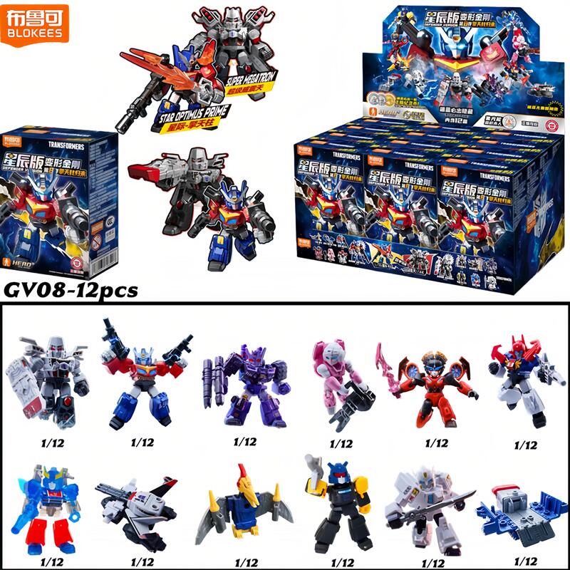 Model Kit Optimus - Tersedia Blokees Transformers GV08 12PCS Optimus