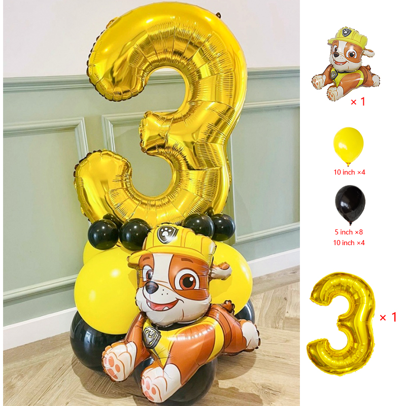 Model Kit Wall E - 18pcs Set Balon Kartun Paw Patrol