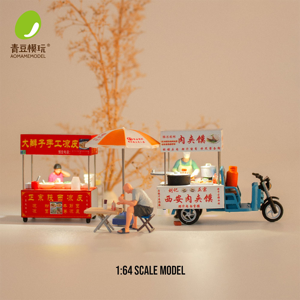 Model Kit Diorama - 1/64 Model Kit Pasar Malam -