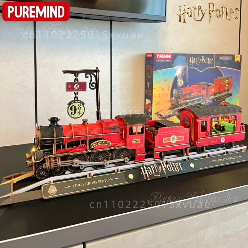 Model Kit Harry Potter - PUREMIND Harry Potter Blok Bangunan Hogwarts