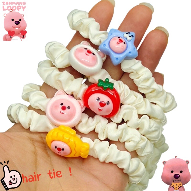 Model Kit For Girls - Ikat Rambut Kartun Lucu Bergaya Loopy,