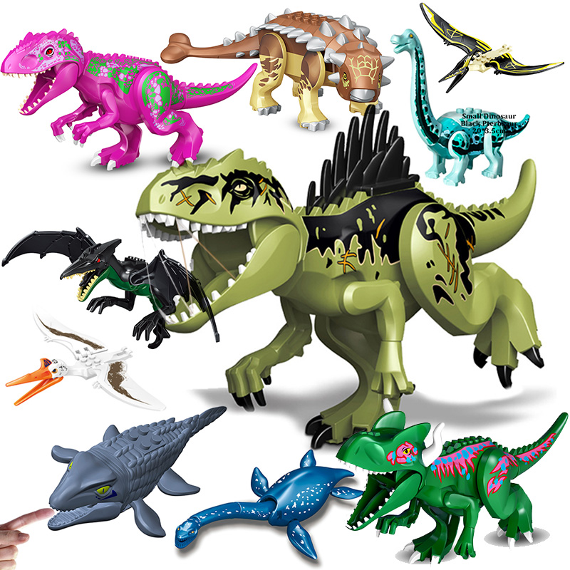 Model Kit Wall E - Jurassic Dinosaurus Dunia Brutal Raptor T-rex