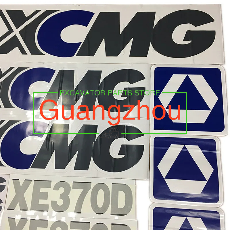 Logo Model Kit - Stiker Berkualitas Tinggi untuk Excavator Xugong