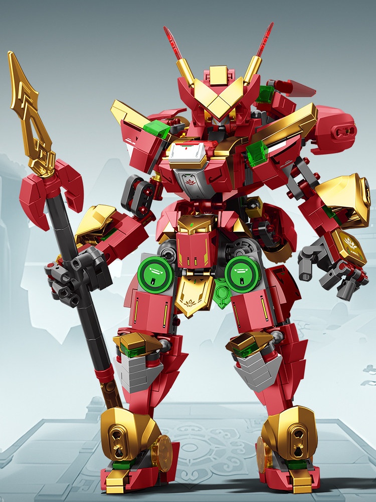 Sembo Block Nezha Warrior Mech - Model Kit Nezha ulasan dan harga
