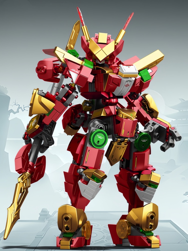 Sembo Block Nezha Warrior Mech - Model Kit Nezha ulasan dan harga