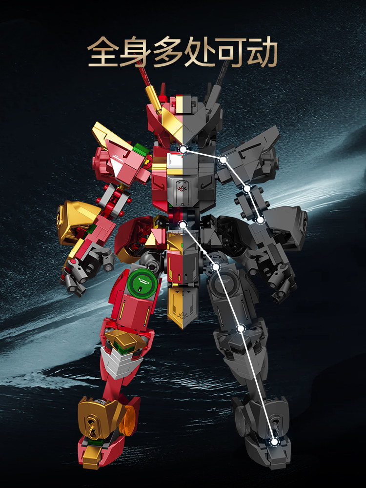 Sembo Block Nezha Warrior Mech - Model Kit Nezha ulasan dan harga