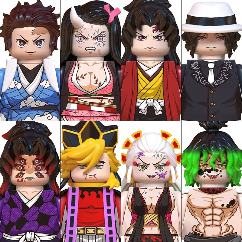 Minifigures Demon Slayer Build - Model Kit Nezha ulasan dan harga