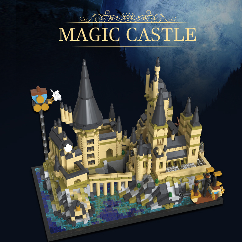 Set Blok Bangunan Kastil Ajaib - Model Kit Harry Potter ulasan dan harga