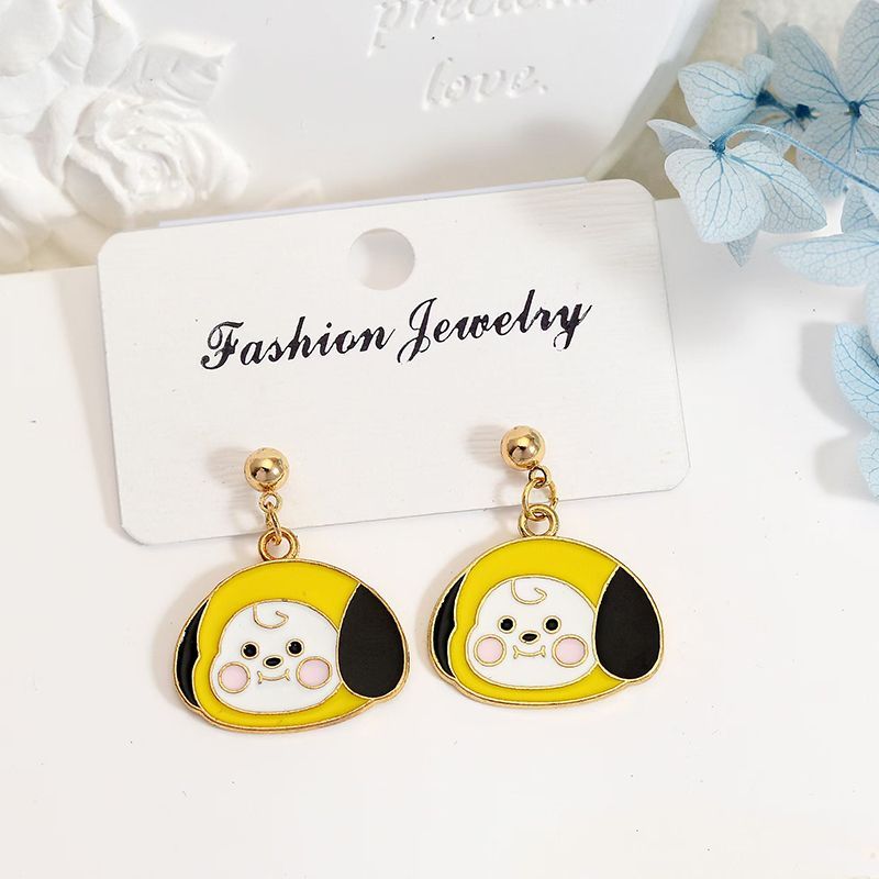 Anting BT21 chimmy tata koya R - Model Kit For Girls ulasan dan harga