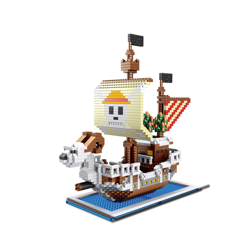 Mainan Figur Bongkar Pasang Ba - Model Kit Thousand Sunny ulasan dan harga