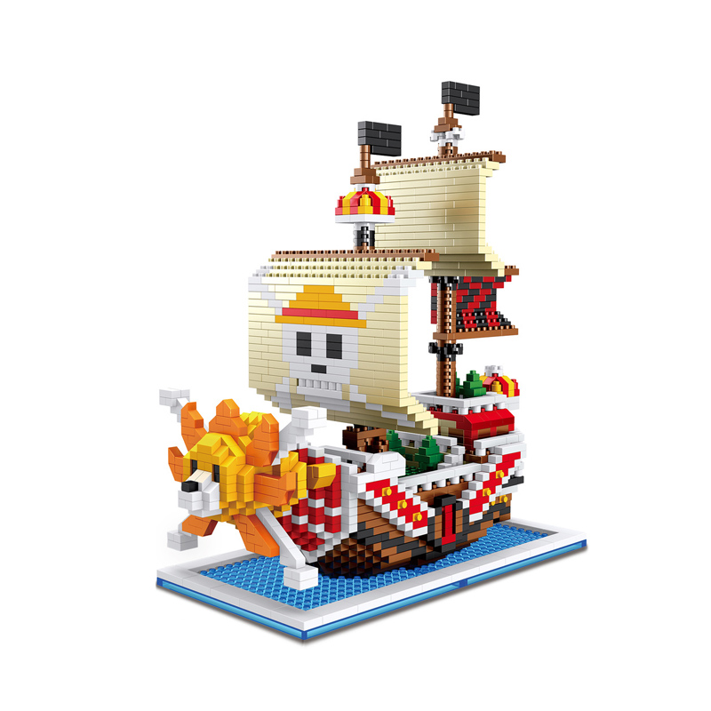 Mainan Figur Bongkar Pasang Ba - Model Kit Thousand Sunny ulasan dan harga