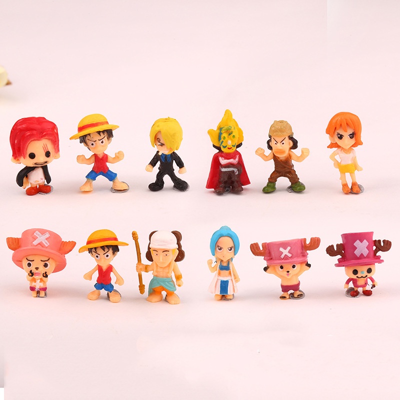 6-12 Buah/Set One Piece Monkey - Model Kit Thousand Sunny ulasan dan harga