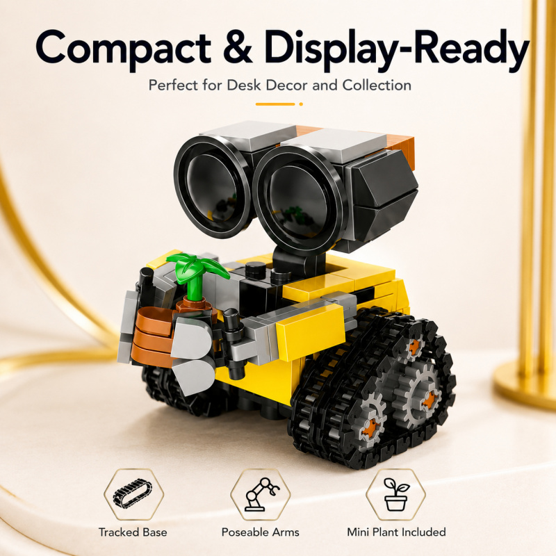 Set Blok Bangunan Robot Mini,  - Model Kit Robot ulasan dan harga
