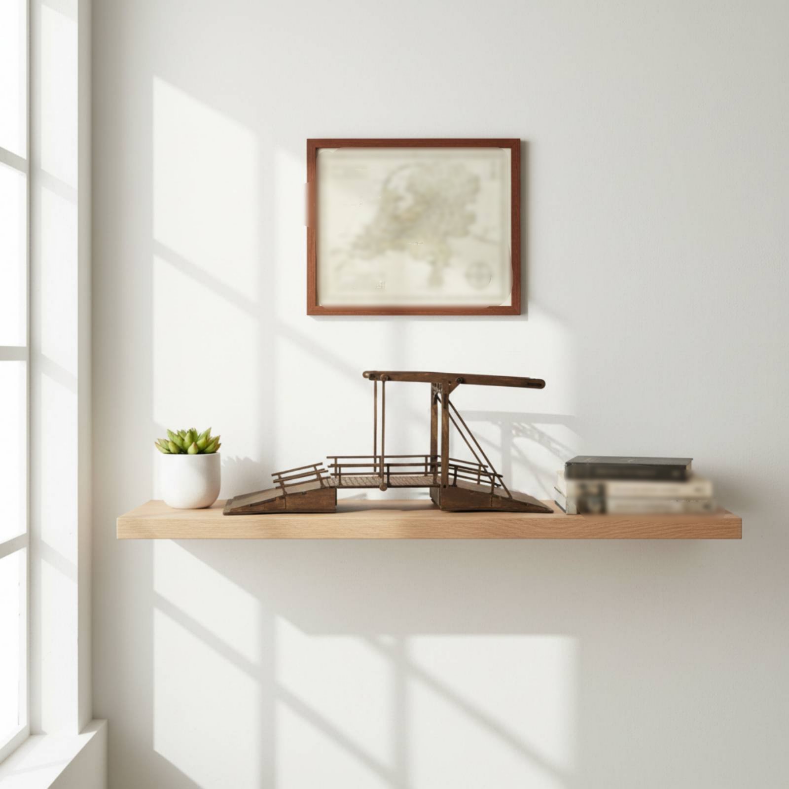 Model Jembatan Kayu Buatan Tan - Model Kit Wood ulasan dan harga