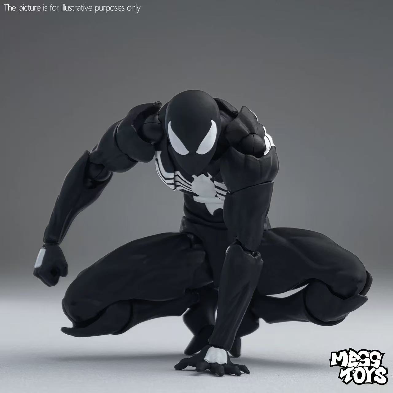 MESS TOYS Black Neighbor Symbi - Model Kit Venom ulasan dan harga