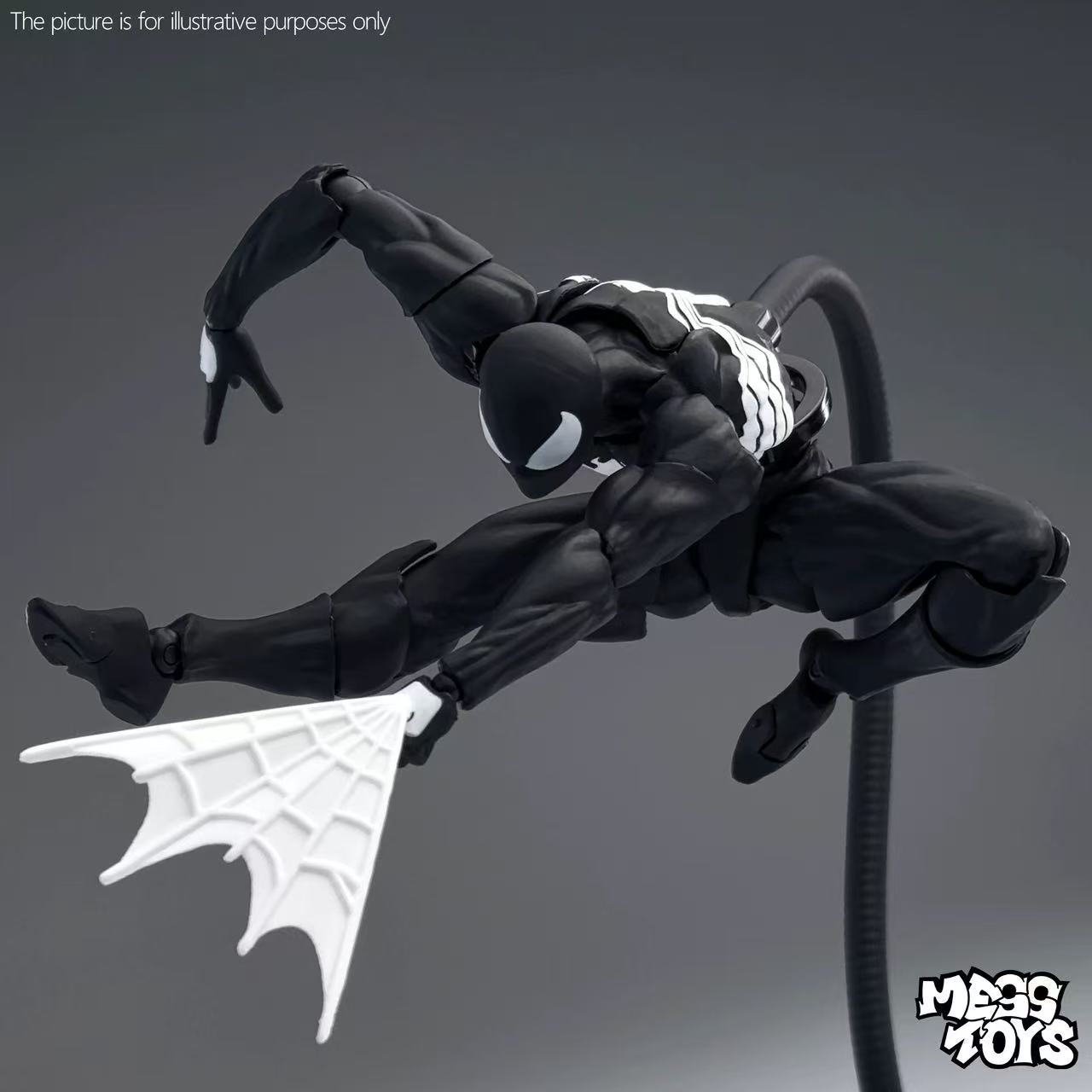 MESS TOYS Black Neighbor Symbi - Model Kit Venom ulasan dan harga