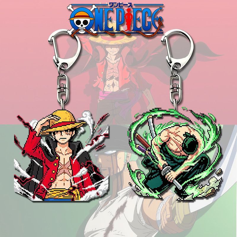 Gantungan Kunci Akrilik Kartun - Model Kit Luffy ulasan dan harga