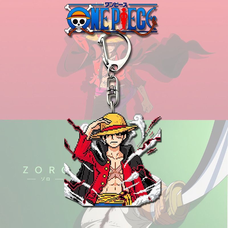 Gantungan Kunci Akrilik Kartun - Model Kit Luffy ulasan dan harga