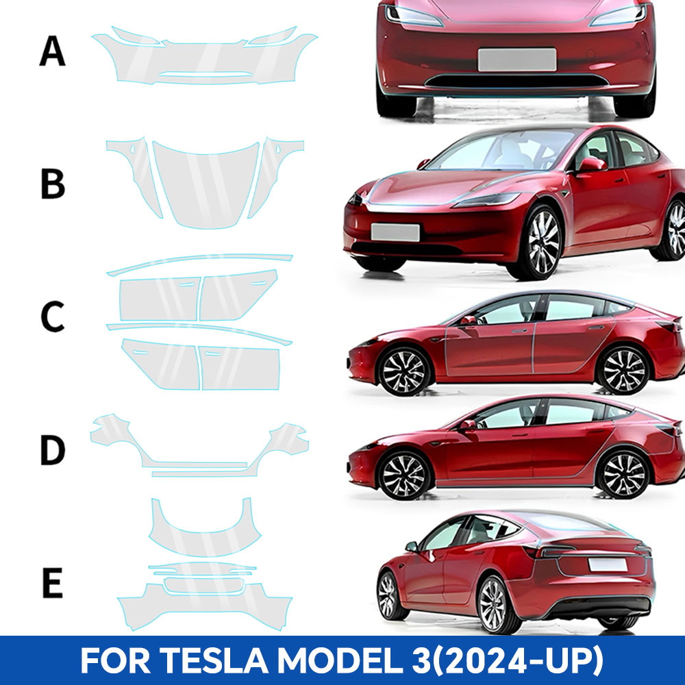 Film pelindung cat untuk Tesla - Logo Model Kit ulasan dan harga