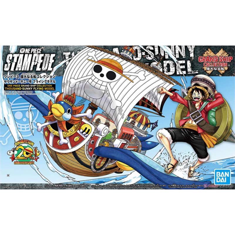 Bandai Original One Piece Gran - Model Kit Thousand Sunny ulasan dan harga