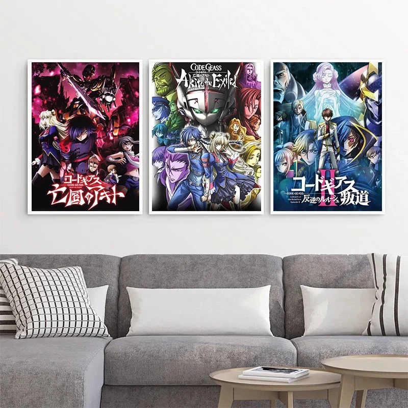 Lukisan Kanvas Poster Code Gea - Model Kit Code Geass ulasan dan harga