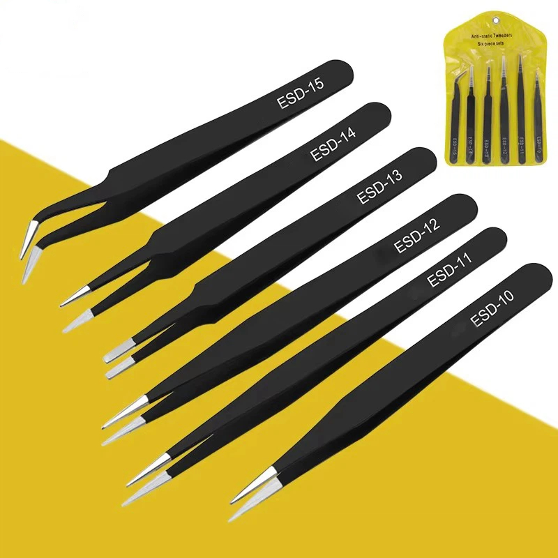 6 buah set pinset baja tahan k - Model Kit Nipper ulasan dan harga