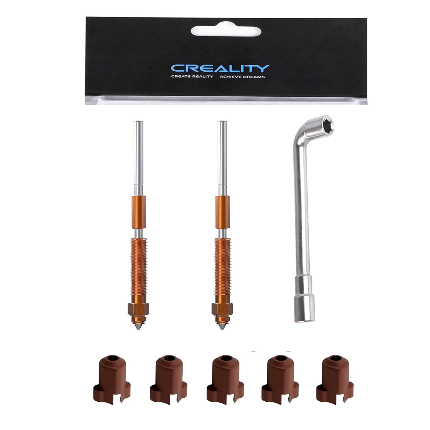 1/3/5 Buah Nosel Creality K1C, - Model Kit Unicorn ulasan dan harga