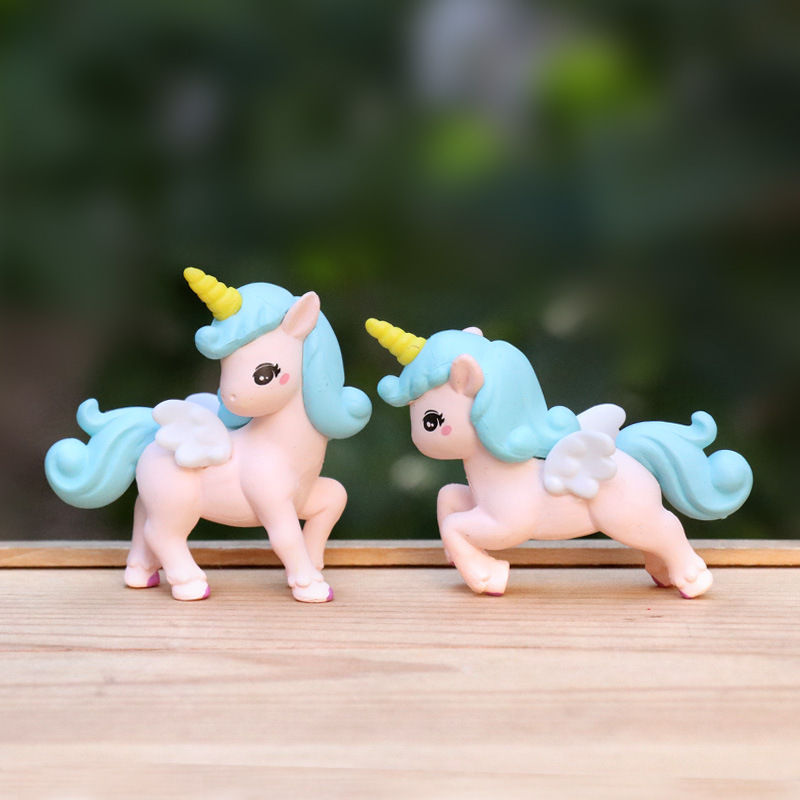 4 Buah/Set Anime Unicorn Versi - Model Kit Unicorn ulasan dan harga