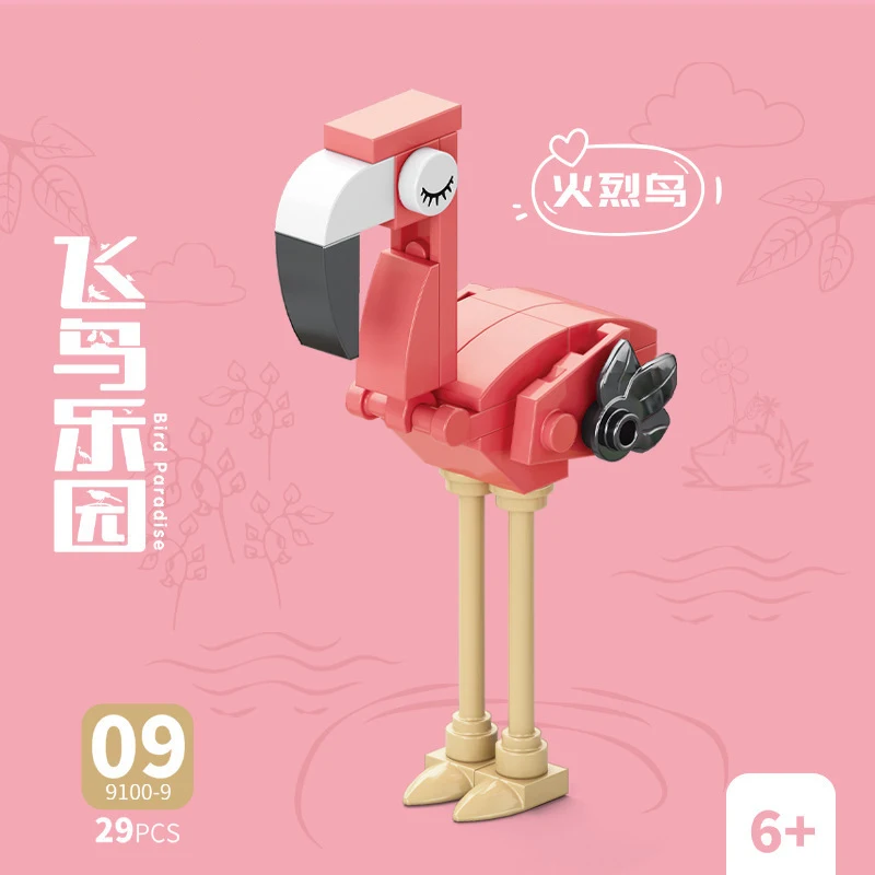 Batu Bata Hewan Burung Surga G - Model Kit For Girls ulasan dan harga