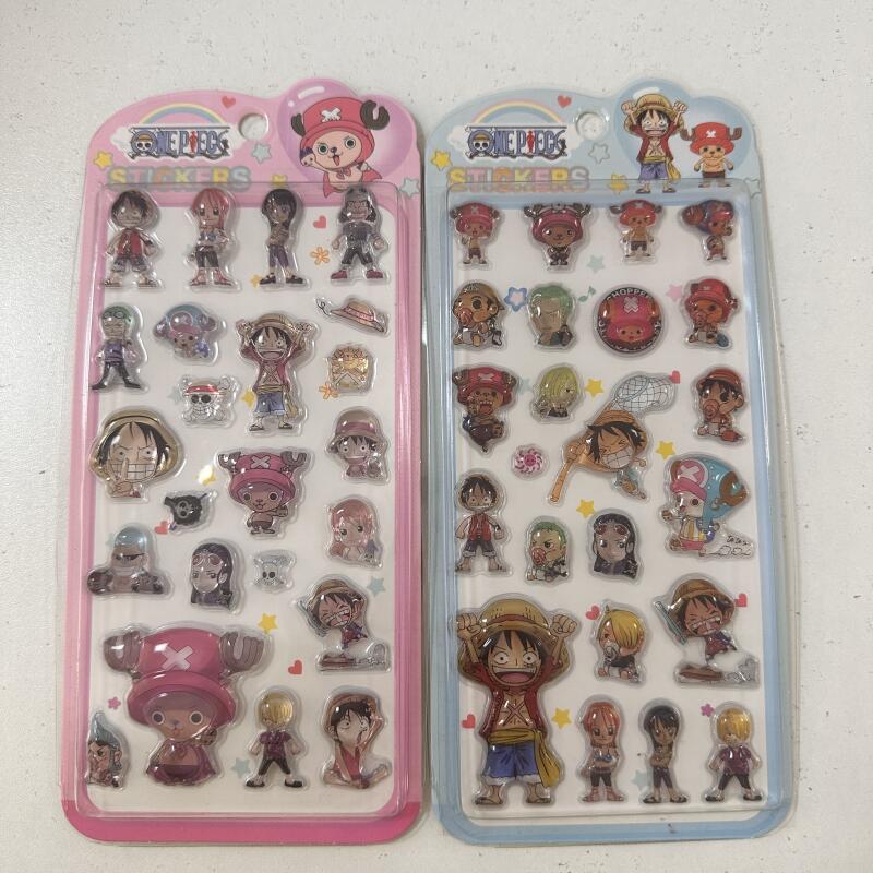 Stiker Relief 3D Kartun One Pi - Model Kit Luffy ulasan dan harga