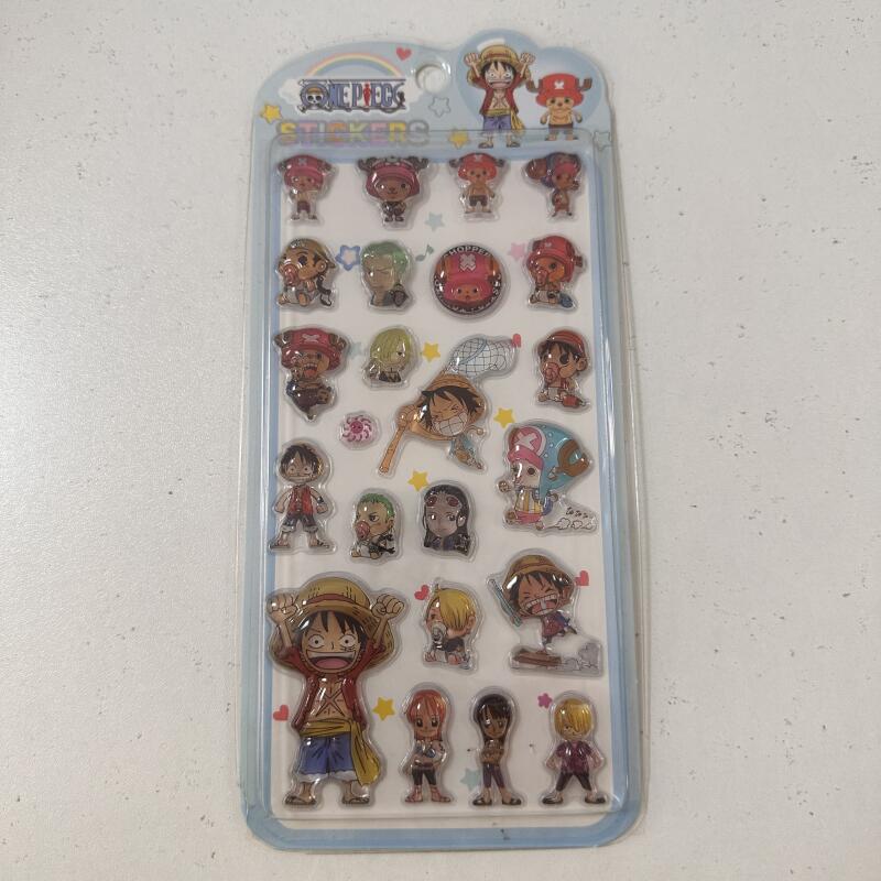 Stiker Relief 3D Kartun One Pi - Model Kit Luffy ulasan dan harga