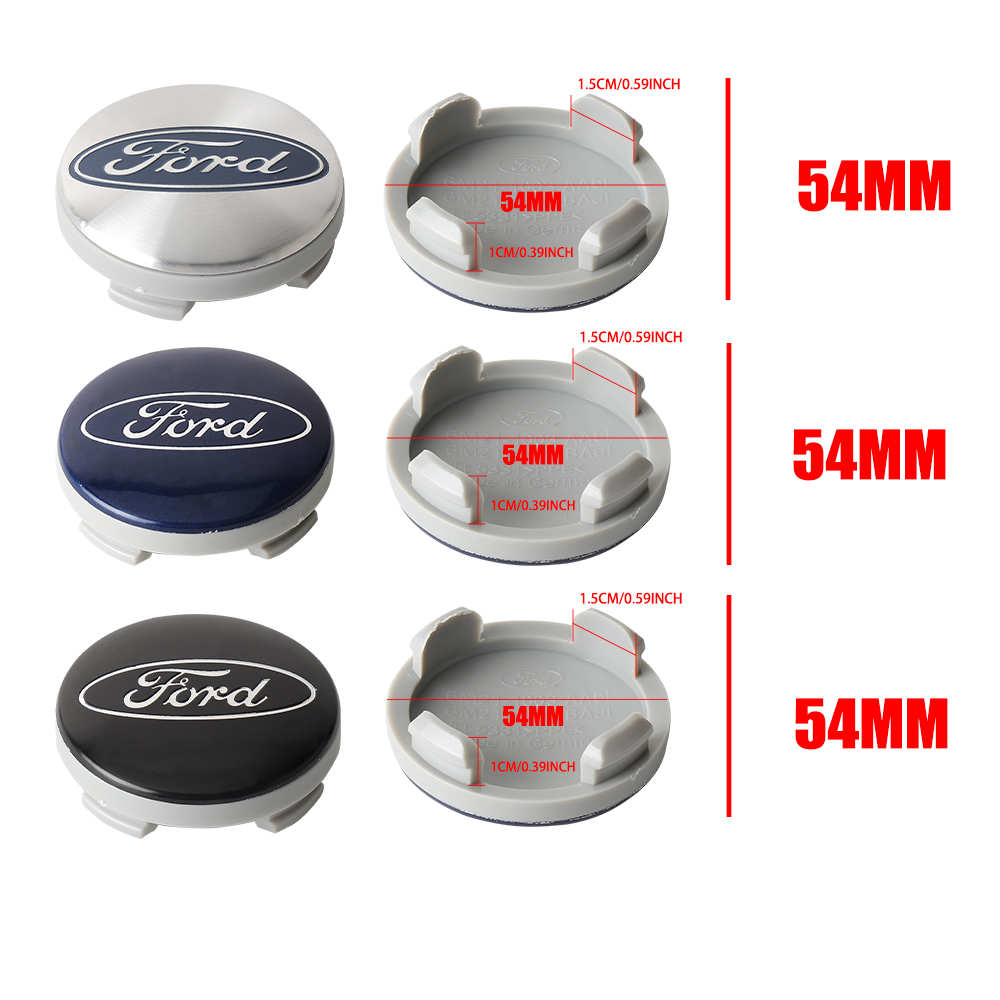 4pcs 54mm Tutup Tengah Velg Bi - Logo Model Kit ulasan dan harga