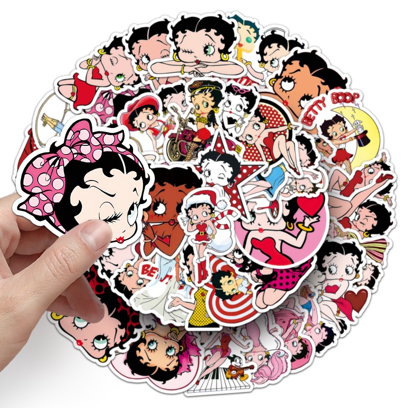 Stiker Betty Boop 50 lembar, w - Model Kit For Girls ulasan dan harga