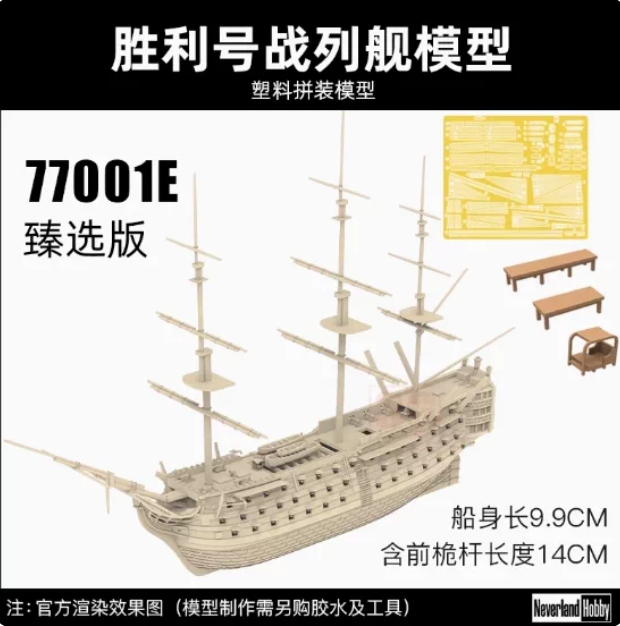 1/700 HMS Victory dengan Inter - Model Kit Hms Victory ulasan dan harga