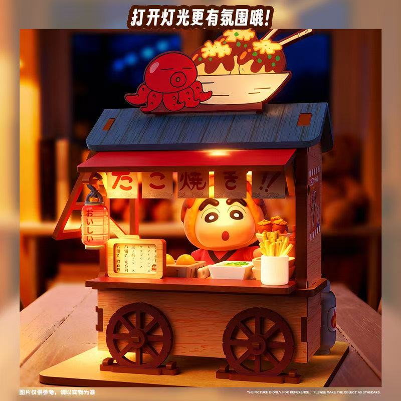 Crayon Shin-chan Food Cart Bli - Model Kit Wood ulasan dan harga